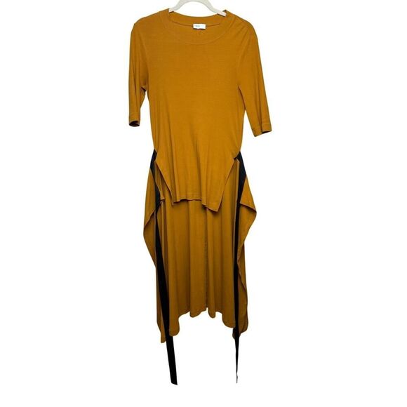 Rosetta Getty Split Apron T-Shirt Dress Sz. M - Picture 2 of 6